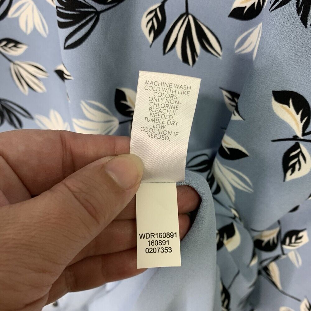 J. Jill Sky Blue Breeze Flounce Hem Maxi Dress Women Size M NWT $119 - Picture 13 of 15